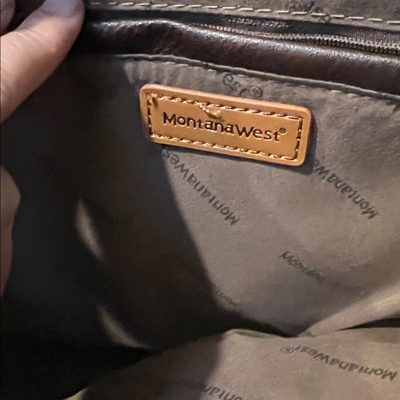 # 0491- Montana West Black and Brown Checkered Tote - Picture 7 of 7